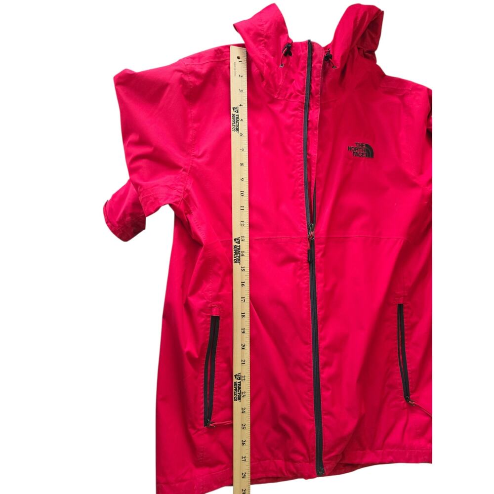 The North Face Dble Zip Lined Removable Hood Rain Jacket Size Mens S Womens M - Picture 8 of 11
